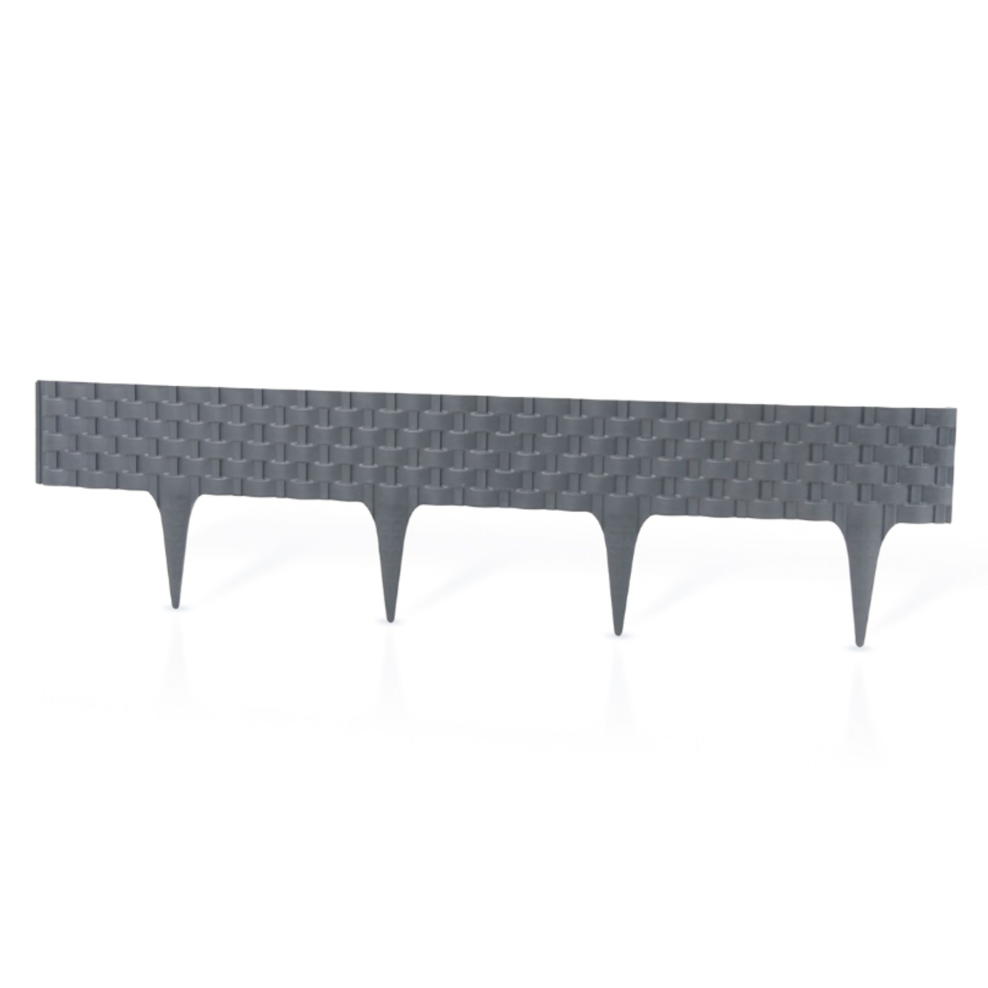 Gard decorativ plastic ratan